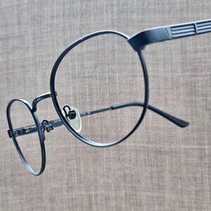 Kirkland Signature Glasses/Sunglasses Frame SATIN BLACK BIG SKY Made Italy